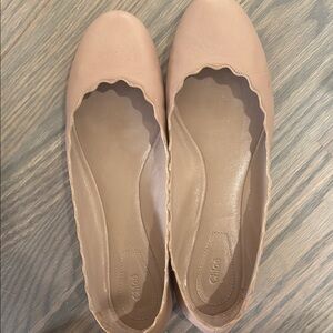 Chloe Women's Tan Ballet Flats